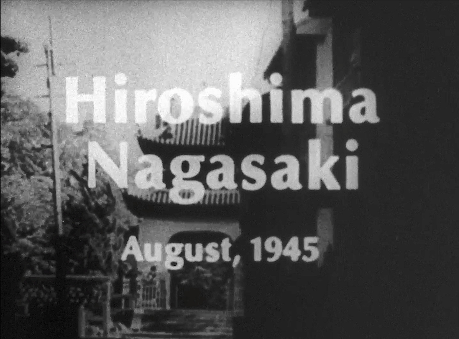HIROSHIMA NAGASAKI 1945 Exc 16mm Movie POST WW2 FILM DOC SHORT Japan Atomic Bomb