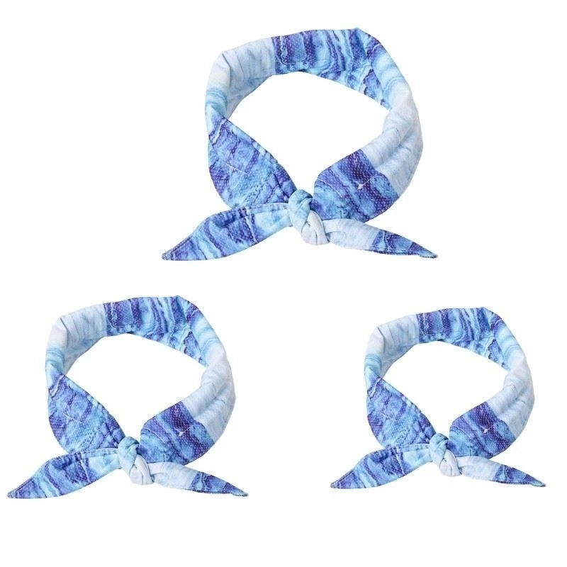 Summer Dog Scarf Cooling Ice Scarf Prevent Heatstroke Dog Scarf Outdoor Supplies