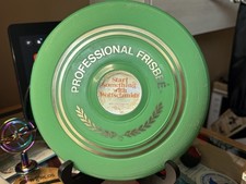 wham-o Frisbee Pro Professional Wolf Schmidt Vodka verde 14 stampi usato buone condizioni