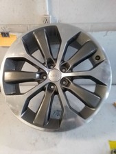 2019 Jeep Cherokee Wheel Rim 19x7-12 Polished With Hyper Black Pockets Opt Wsx