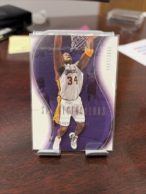 2003/04 Upper Deck SHAQUILLE O NEAL  0067/3999 SP SPECTACULARS INSERT DUNK RARE