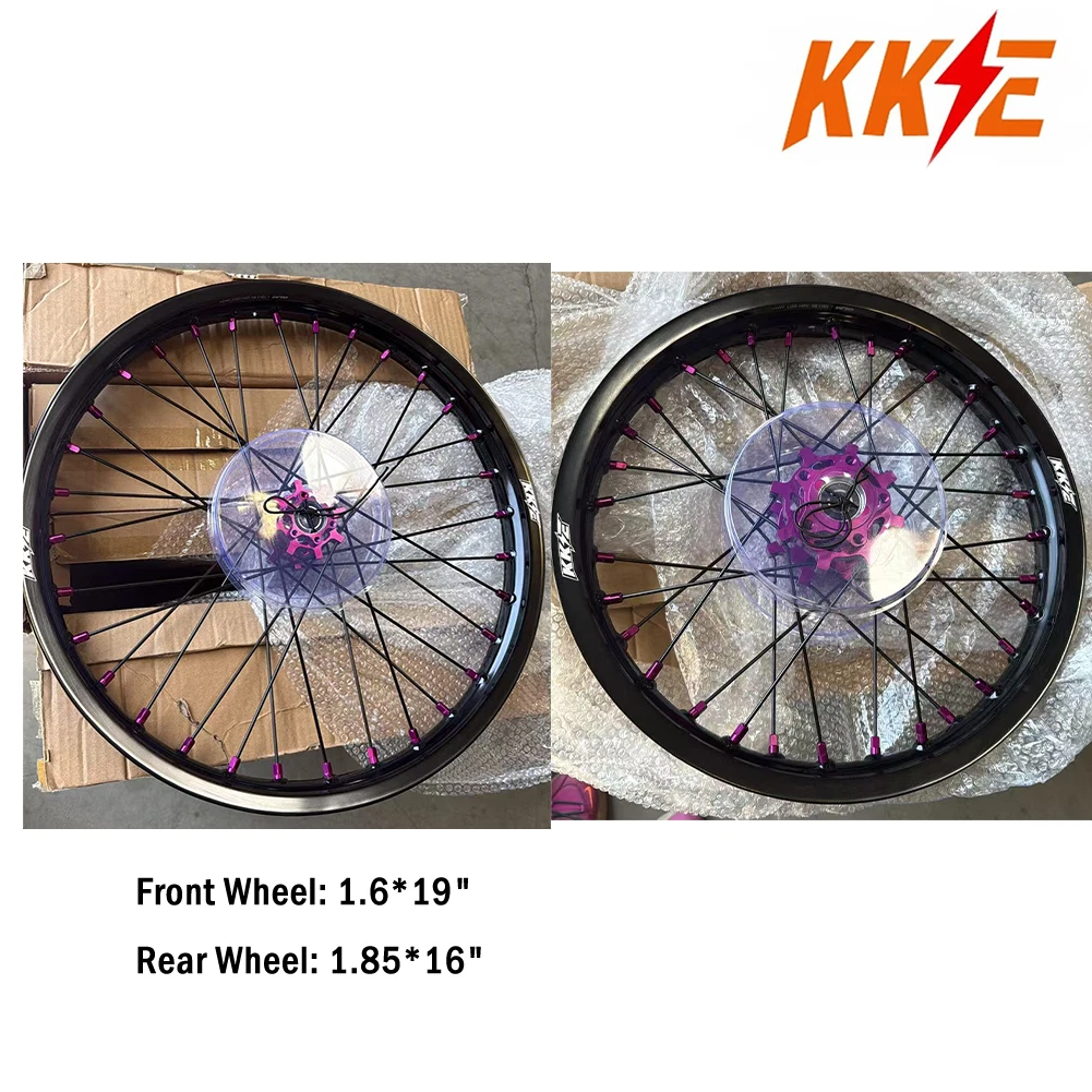 Aluminum Wheel Purple Motorcycle & Scooter Wheels & Rims for sale