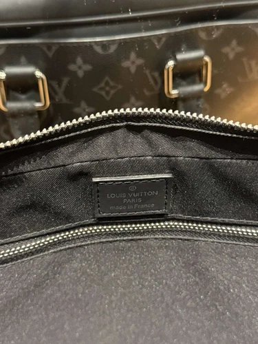 Louis Vuitton Porte-Document<wbr/>s Voyage in Monogram Eclipse canvas.