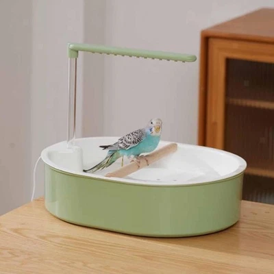 Automatische Vogelbadewanne für Papageien, Dusche für Wellensittiche, - Bild 1 von 4