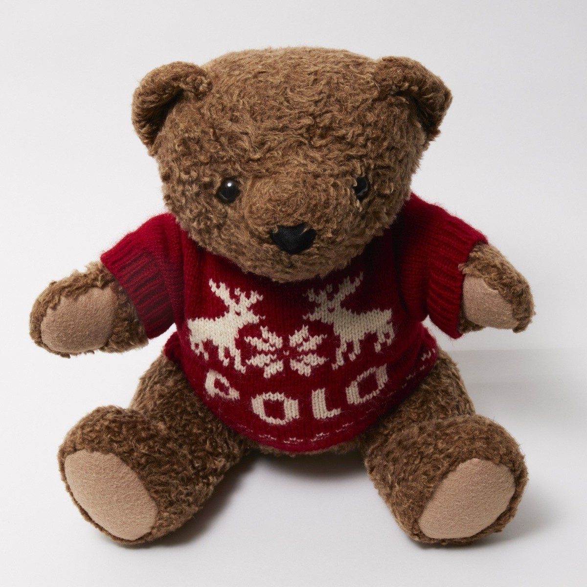 1998 ラルフローレン ポロベア ぬいぐるみ Vintage Polo Ralph Lauren 1998 Brown Teddy Bear w/ Red
