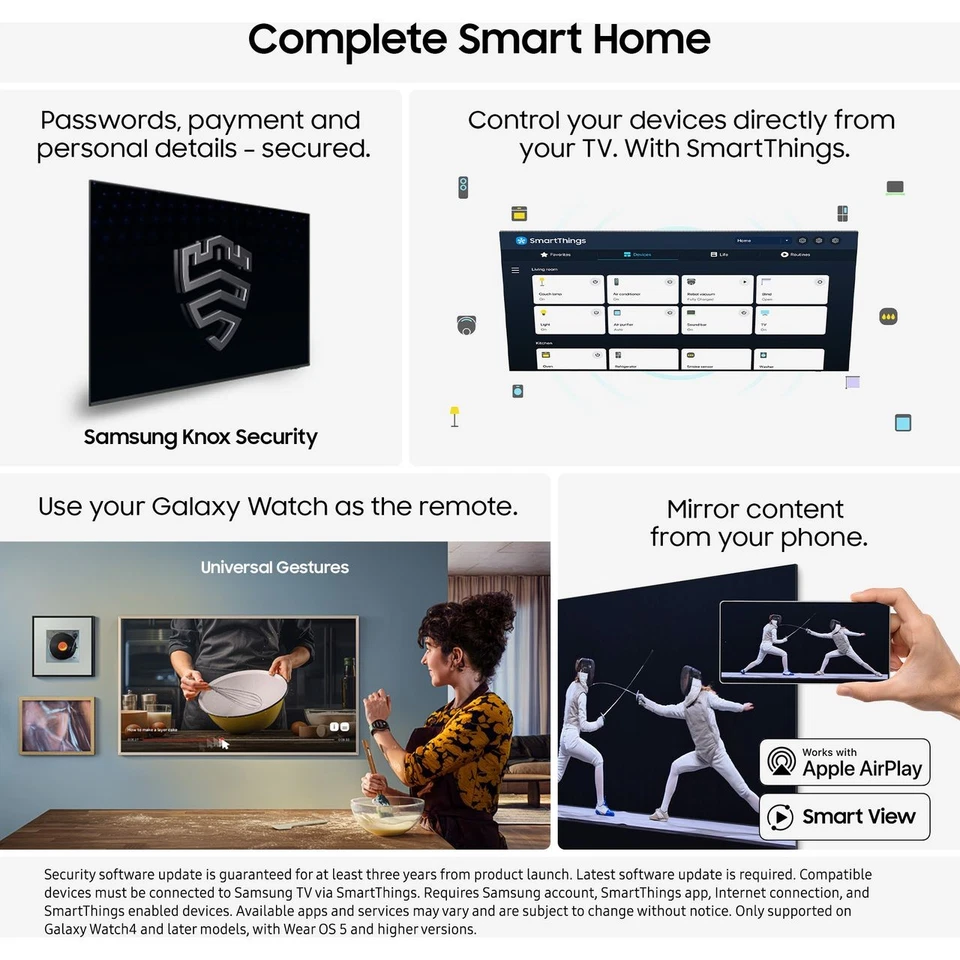 Samsung UE43U8000F 43 Inch LED 4K Ultra HD Smart TV Bluetooth WiFi - Image 4 of 4