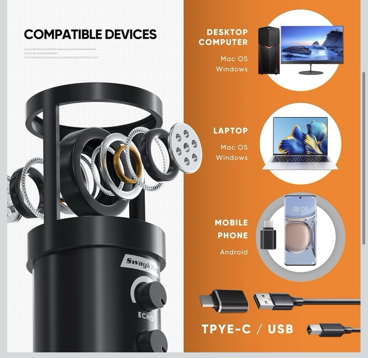 Studio Microphone Kit with Isolation Shield & Pop Filter - Condenser Mic for ...