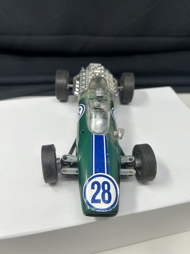 Vintage Bandai Battery Operated Formula One Race Car Green #28 WORKING RARE - Picture 4 of 12