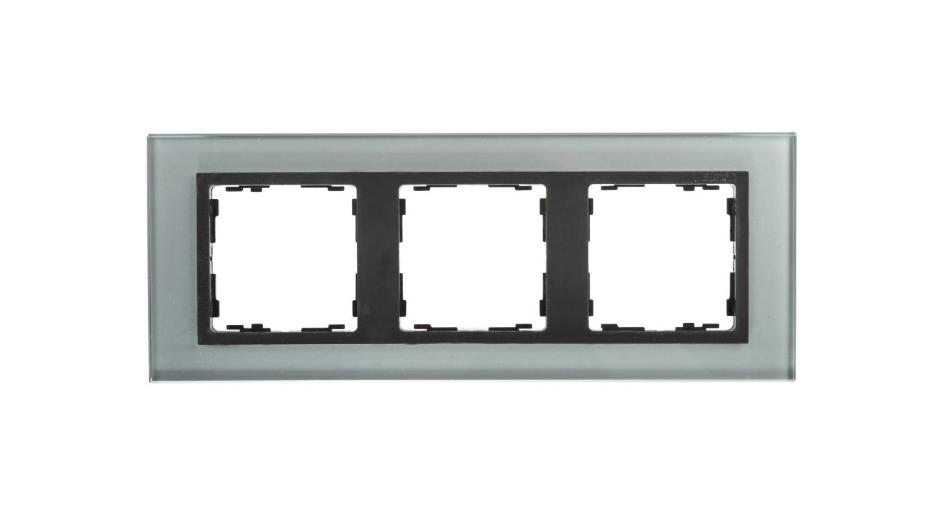 Triple Frame Glass Grey/ Intermediate Frame Simon 82 82837-35