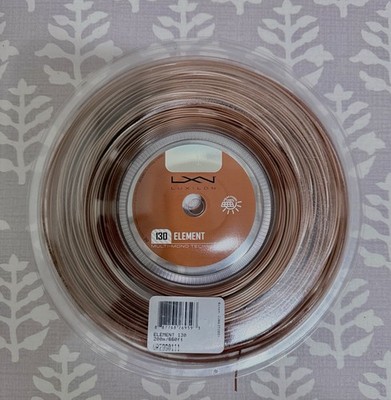 Luxilon Element 130 Tennis String (200m/660ft reel, 16 gauge)