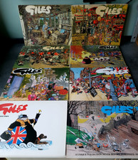 Giles Cartoon Annuals - Job Lot of 8