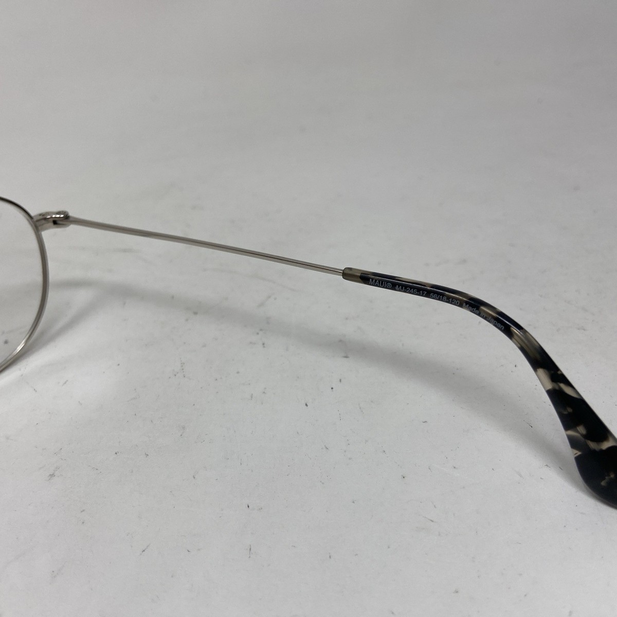 Maui Jim MJ-245-17 Titanium Sunglasses Women 56-18-120 Frames Only w/ Case Maui Jim Baby Beach MJ245-17 56/1 8 Sunglasses 7717557  main image 3