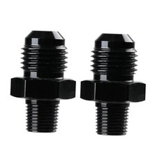 6AN Male Flare to 1/8" NPT Pipe Fitting Adapter Aluminum 6AN to 1/8" NPT