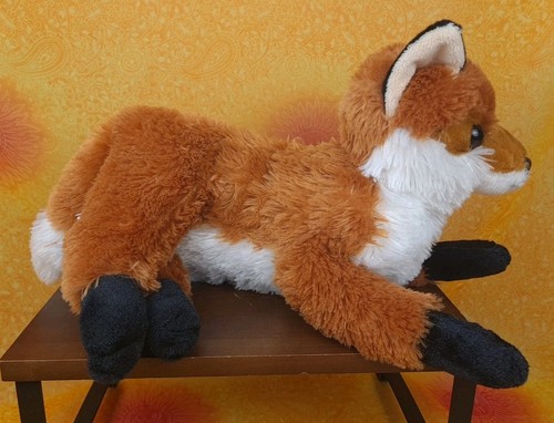 Aurora Flopsie FIONA RED FOX Plush 16”  Paws To Tail Feb 2020 Pellets In Paws