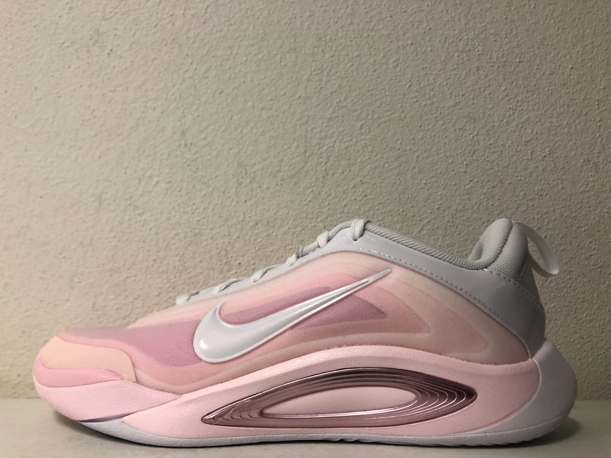 Nike A'one Aja Wilson GS White Perfect Pink Prism Pink HF7001-101