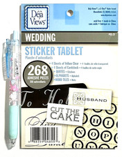 Wedding Words Book Stickers Scrapbooking Card Journal Planner