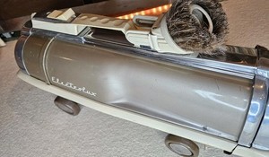 Vintage Blue Electrolux Automatic Model G Canister  Vacuum Works Tested