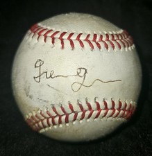 Gregory Santos Autographed Pre Game Warmup Used MiLB Baseball MLB Giants