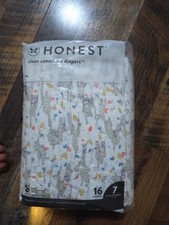 Honest Diaper Size 7 16 Count 'Movin Munchkin' Llama Print