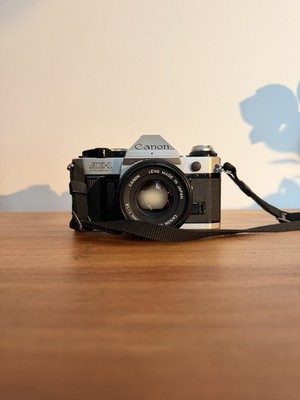 Wie Neu! Canon AE-1 Program analoge SLR Kamera mit FD 50mm 1:1.8, geprüft