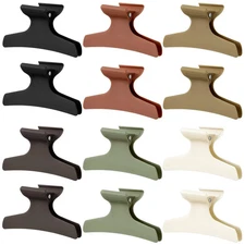 12 Pcs Butterfly Hair Clips for Styling Sectioning Hair Clips for Women Butte...