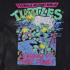 Vintage Teenage Mutant Ninja Turtles Shirt Youth Medium TMNT Single Stitch 90s