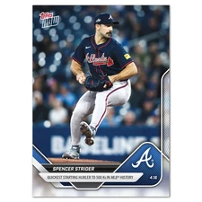 Spencer Strider - 2025 MLB Topps NOW - Card 73 - PR: 1003