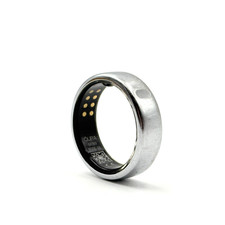 Oura Ring Gen 3 Horizon - Titanium - Size 13 - Silver - HEAVILY SCRATCHED
