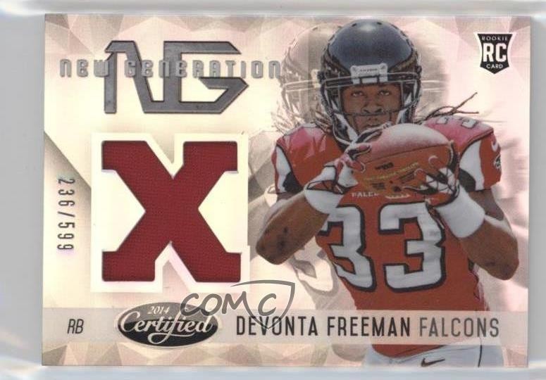 2014 Certified New Generation Mirror Materials Devonta Freeman Rookie RC 1qa