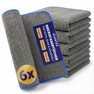 Microfasertuch Auto 380GSM – Poliertuch Trockentuch Autopflege Set 40x40cm - Bild 1 von 4