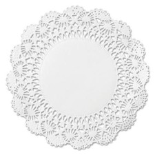 Hoffmaster 500238 Cambridge Lace Doilies, Round, 10", White, 1000/carton
