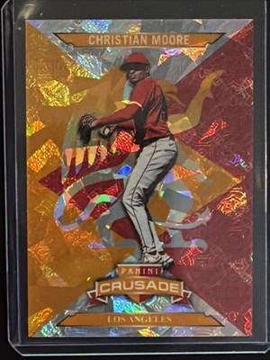 CHRISTIAN MOORE CRUSADE PARALLEL 01/10 RARE TO GET. PERFECT FOR SET COLLECTOR.