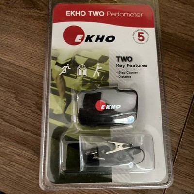 EKHO TWO Pedometer Step Count and Distance BE 0721 NEW