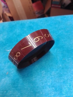 NOS RCA CHANNEL SELECTOR KNOB  - BROWN - f/ CTC 5 ? - 2-13/16'' DIA.
