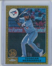 2022 Topps Series 2 - 1987 Topps Chrome Silver Pack  Teoscar Hernandez #T87C2-17