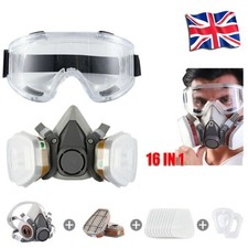 6200/6800 Respirator Mask Anti Dust Gas Mask for Spray Painting Sanding Dust Kit
