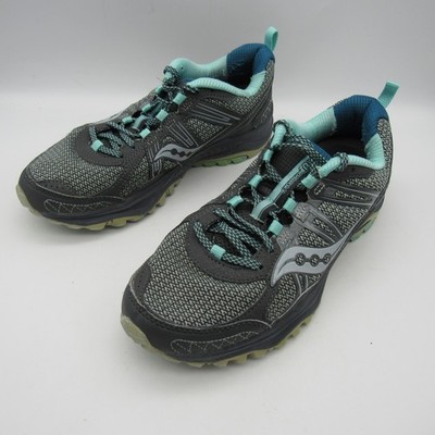 Saucony Excursion TR 10 Running Shoes, #S15322-2, Grey/Light Blue, Womens US 8