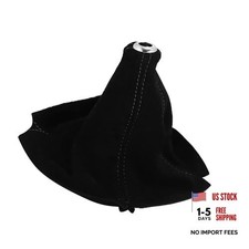 Car Shift Boot Cover Universal Gear Shift Knob Boot Dust Cover Suede Black
