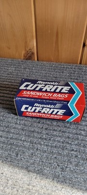 Reynolds Cut-Rite Wax Paper Sandwich Bags 50 Count, Vintage Reynolds Cut-rite 