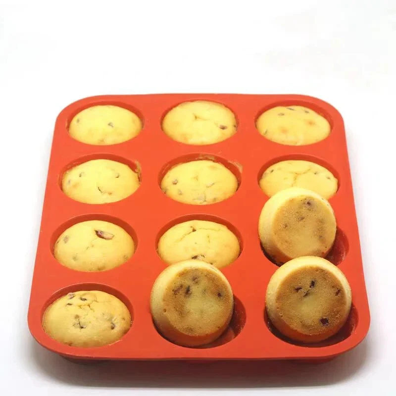 Silikon Mini-Muffin Backform 12 Mulden Antihaft DIY Cupcake Form - Bild 4 von 4