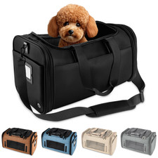 TSA Airline Approved Dog Cat Pet Carrier Luxury Padded Travel Tote Size XS/S