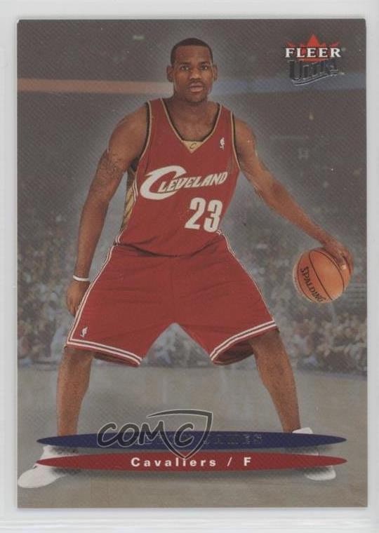 2003-04 Fleer Ultra Hummer H2 Toys LeBron James (Dark Background) #171 Rookie RC