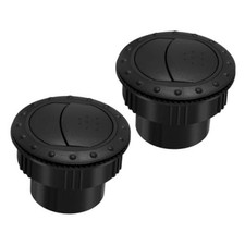 2pcs Dashboard Air Conditioning Vent Deflector Outlet Car: 60mm/2.3in Round