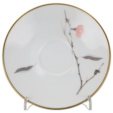 Rosenthal Form 2000 Jap. Bl&uuml;tenzweig m.Goldrand Untertasse f&uuml;r Suppe