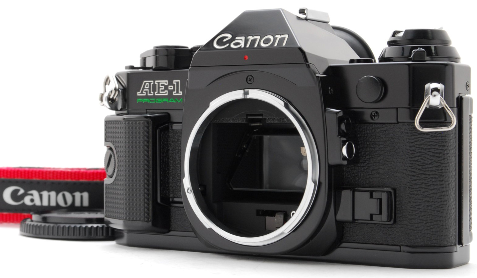 [MINT] Canon AE-1 Program Black Late Model 35mm SLR Film Camera Body from JAPAN
