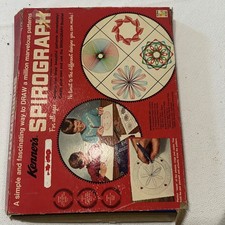 VINTAGE 1967 KENNER's SPIROGRAPH. Nearly Complete As Pictured. Missing 2 pieces