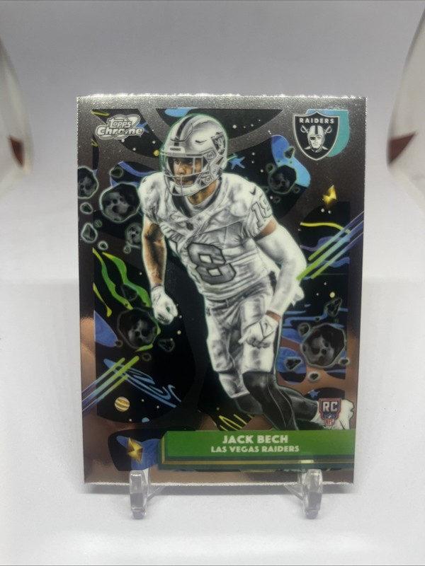 2025 Topps Chrome Cosmic - Jack Bech #153 (RC) Oakland Raiders