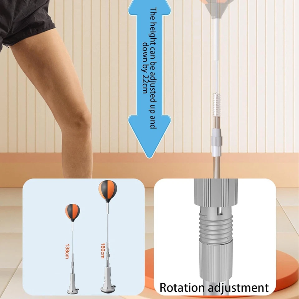 Standboxsack Punchingball Ständer Kickboxen Standboxball inkl Pumpe Boxbirne - Bild 4 von 4