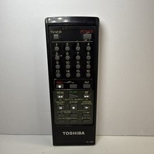 Toshiba VC-59B TV VCR Remote Control Transmitter , Black - OEM IECR03 WORKING