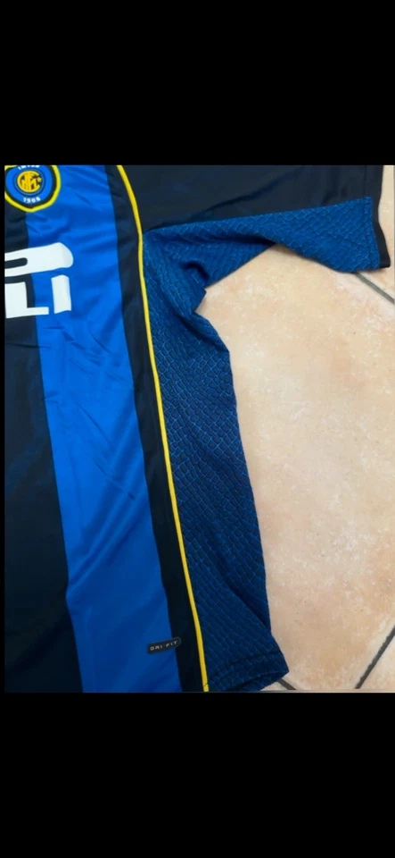 Maglia Rara Originale Vintage Nike Inter Pirelli Internazionale Snake Ronaldo - Immagine 4 di 4